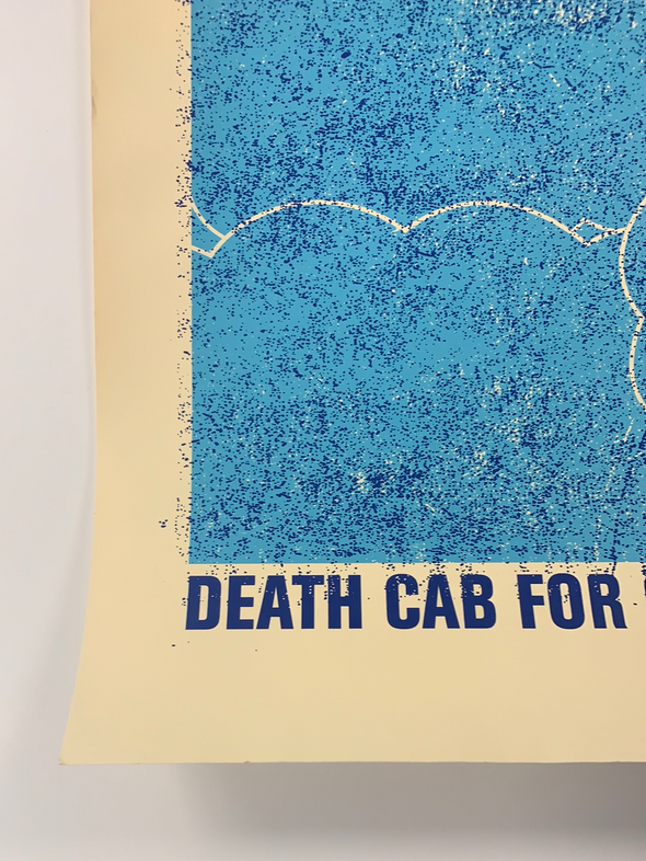 Death Cab for Cutie - 2004 The Small Stakes poster Spring Tour Blue