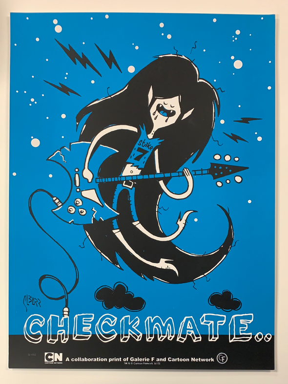 Adventure Time - Glenn Barr poster Checkmate Cartoon Network