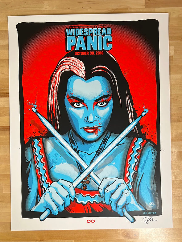 Widespread Panic - 2016 Zoltron poster Broomfield, CO 10/30
