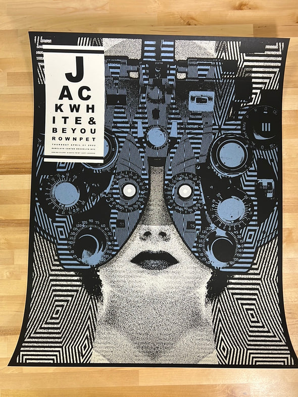 Jack White - 2022 The Silent Giants poster Brooklyn, New York x/450