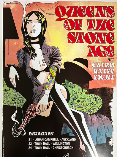 Queens of the Stone Age - 2011 Craig Phillips poster New Zealand
