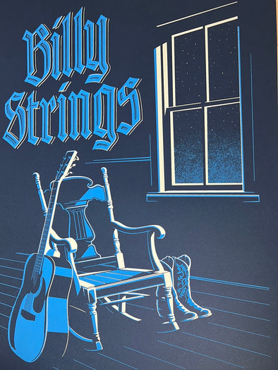 Billy Strings - 2021 Mike Tallman poster Grand Rapids, MI 12/30 AP