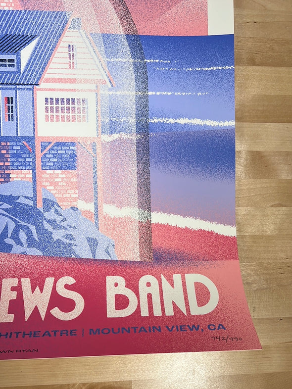 Dave Matthews Band - 2022 Shawn Ryan poster Mountain View, CA