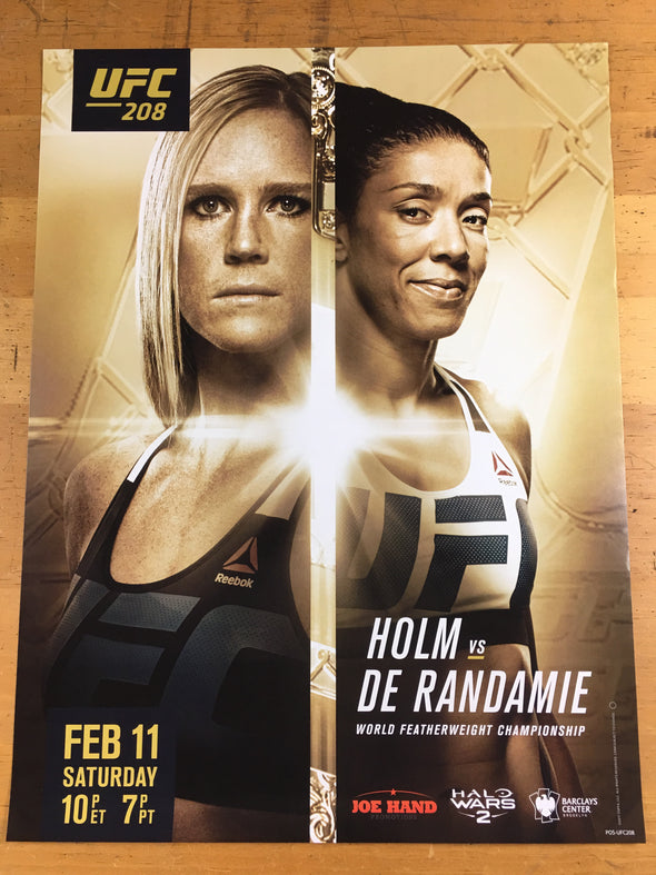 UFC 208 - Holm vs De Randamie Poster