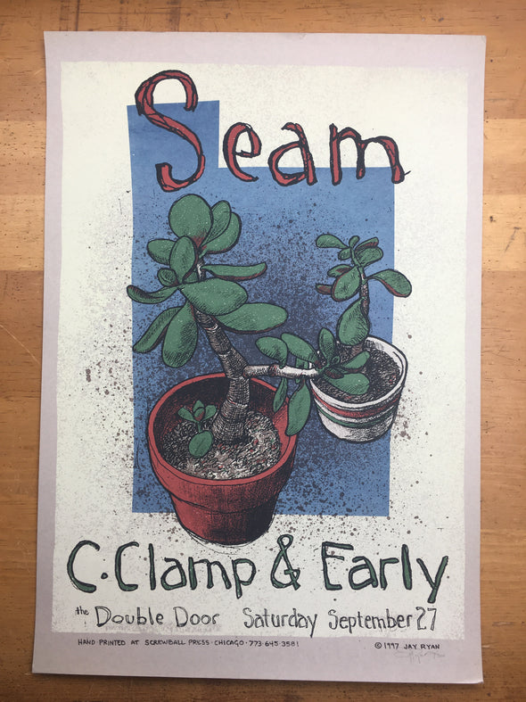 Seam - 1997 Jay Ryan poster Chicago, IL Double Door