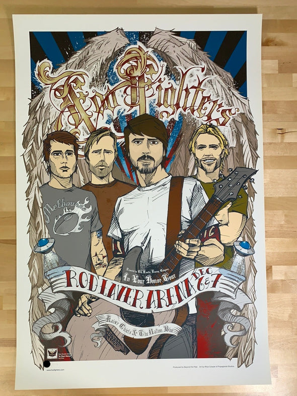 Foo Fighters - 2005 Rhys Cooper poster Melbourne, AUS
