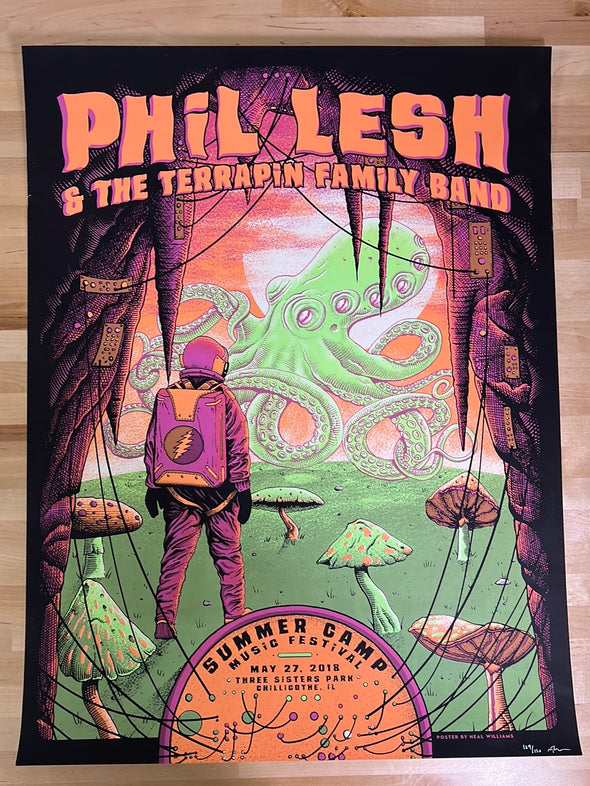 Phil Lesh SCAMP - 2018 Neal Williams poster Chillicothe, IL