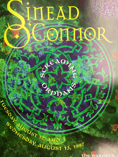 Sinead O'Connor - 1997 Frank Wiedemann poster San Francisco, CA Warfield Theatre