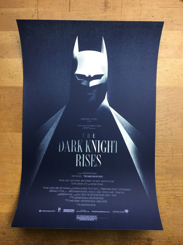 The Dark Knight Rises - 2012 Olly Moss poster San Diego, CA Comic-Con