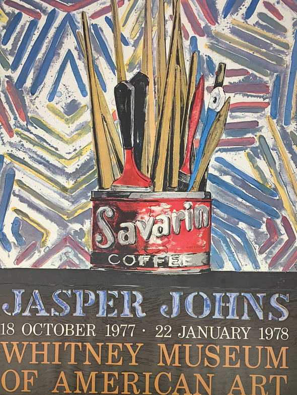 Savarin Cans - Jasper Johns 1977 1978 art print Whitney Original Vintage