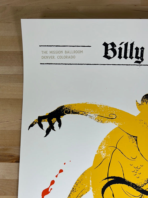 Billy Strings - 2021 Delicious Design League poster Denver, CO 10/17 1st