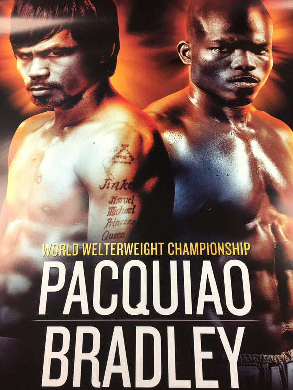 Boxing - 2016 Pacquiao vs Bradley Poster