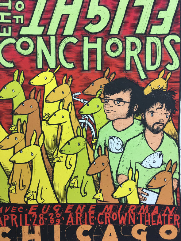 Flight of the Conchords- 2009 Jay Ryan poster Chicago, IL Arie Crown Theater