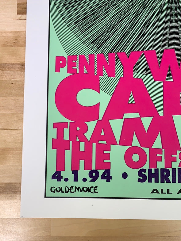 Pennywise - 1994 Matt Getz poster Los Angeles, CA Shrine 1st ed