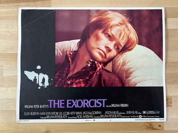 The Exorcist - 1974 original lobby card poster movie cinema 5