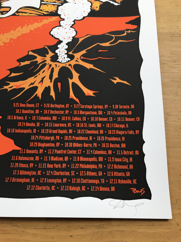 Dopapod - 2014 Billy Perkins poster Fall Tour