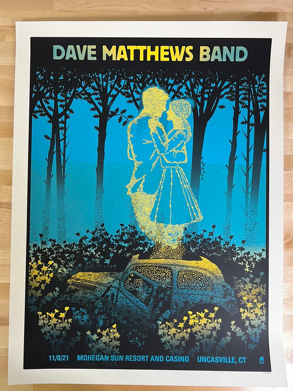 Dave Matthews Band - 2021 Methane poster Uncasville, CT 11/8