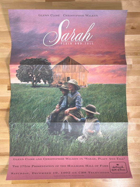 Sarah - 1992 Hallmark movie poster original vintage
