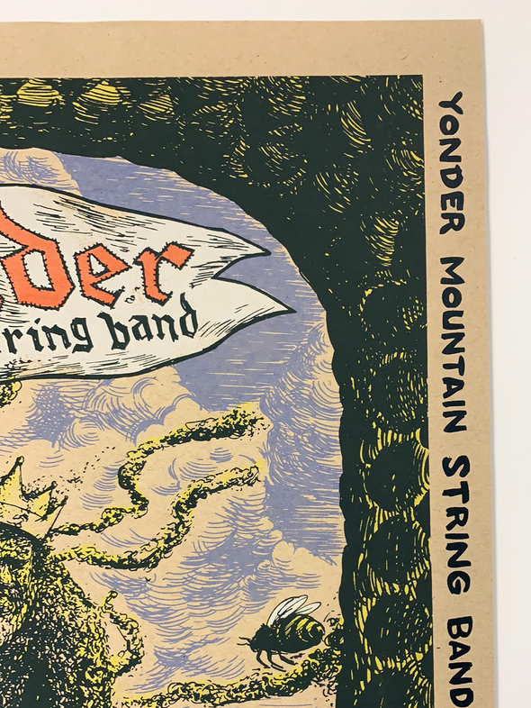 Yonder Mountain String Band - 2012 Johnny Sampson poster Lyons, CO
