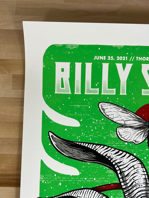 Billy Strings - 2021 Logan Schmitt poster Thornville, OH 6/25