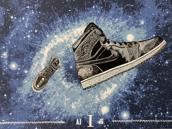 Air Jordan Space Jam 1 - Zissou Tasseff-Elenkoff poster Nike Art print