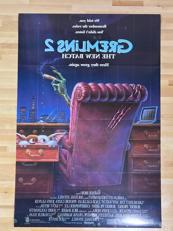 Gremlins 2 - 1990 one sheet movie poster original vintage 27x40