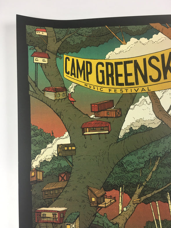 Camp Greensky - 2018 Landland Poster Wellston, MI