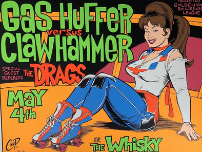 Gas Huffer - 1996 Chris Coop poster Los Angeles, CA Whisky a Go-Go