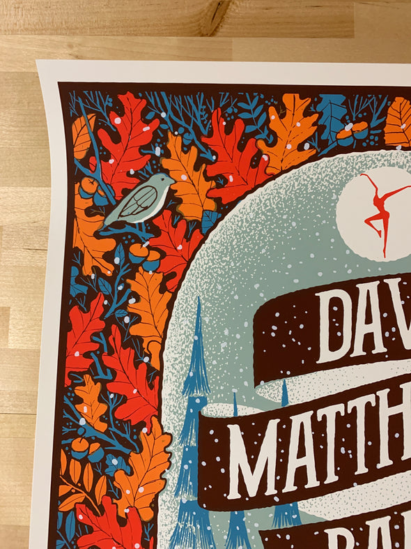 Dave Matthews Band - 2018 Methae poster Fall Tour