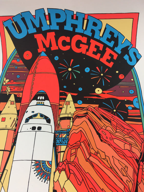Umphrey's McGee - 2014 Tyler Stout Poster Morrison, CO Red Rocks Amphitheatre