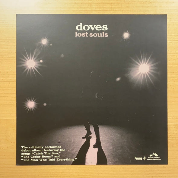 Doves - 2000 original vinyl poster insert 12x12 record art