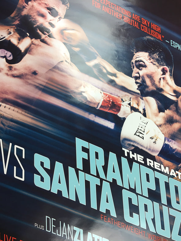 Boxing - 2016 Frampton vs Santa Cruz Poster