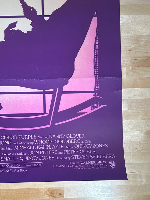 The Color Purple - 1985 one sheet movie poster original vintage 27x40