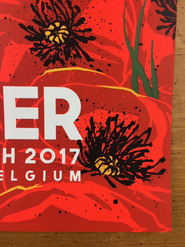 Eddie Vedder - 2017 Munk One Poster Antwerp, BEL Lotto Arena