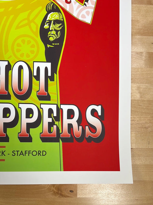 Red Hot Chili Peppers - 2001 Craig Phillips poster Stafford, UK Weston Park