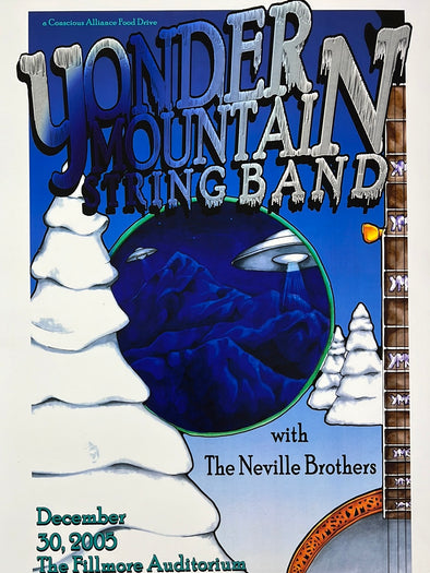 Yonder Mountain String Band - 2005 Jamie Huntsman poster The Fillmore Denver, CO 12/30