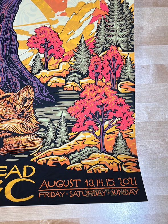 Widespread Panic - 2021 Todd Slater Poster Austin, TX Moody AP