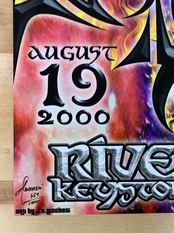Widespread Panic - 2000 J.T. Lucchesi poster Keystone, CO River Run