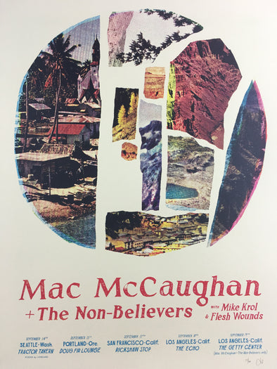 Mac McCaughen - 2015 Landland Poster West Coast Tour