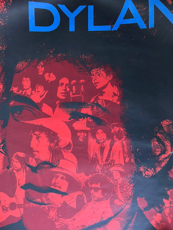 Bob Dylan - 1985 promo poster original vintage Biograph