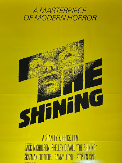 The Shining - 1980 one sheet movie poster original vintage 27x41