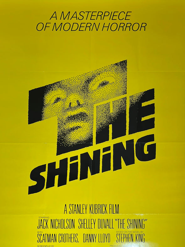 The Shining - 1980 one sheet movie poster original vintage 27x41