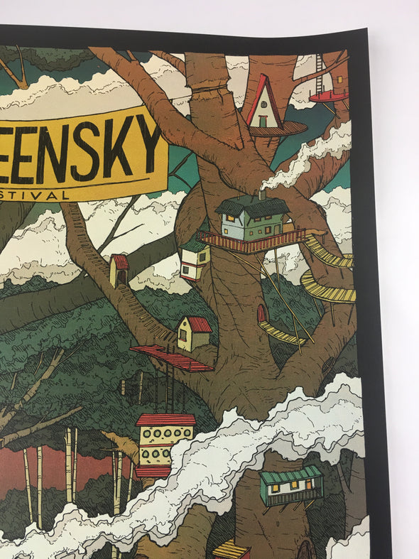 Camp Greensky - 2018 Landland Poster Wellston, MI