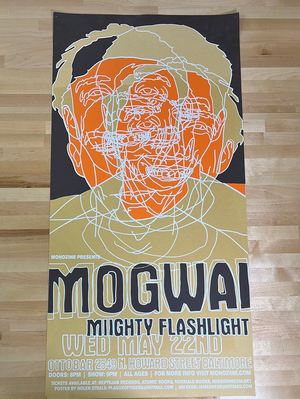 Mogwai - 2002 Nolen Strals poster Baltimore, MD