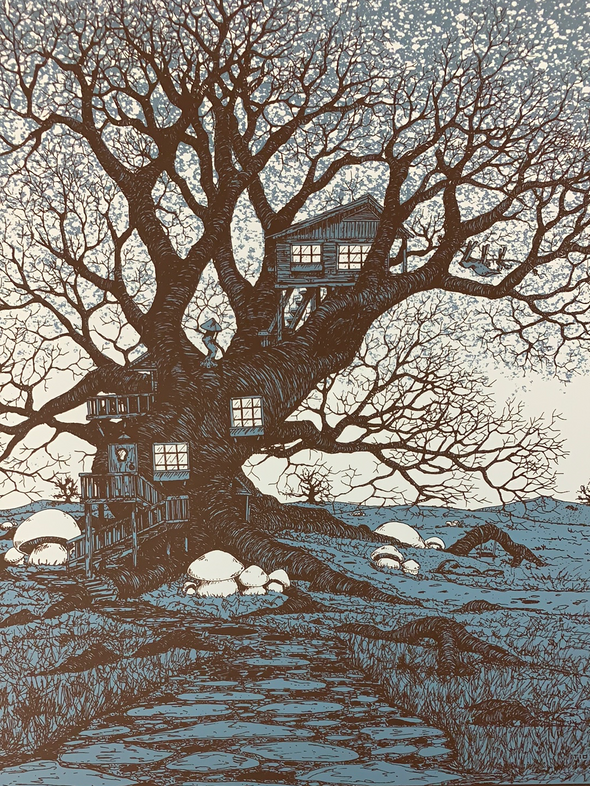 Tree House - 1995 Jeral Tidwell poster art print