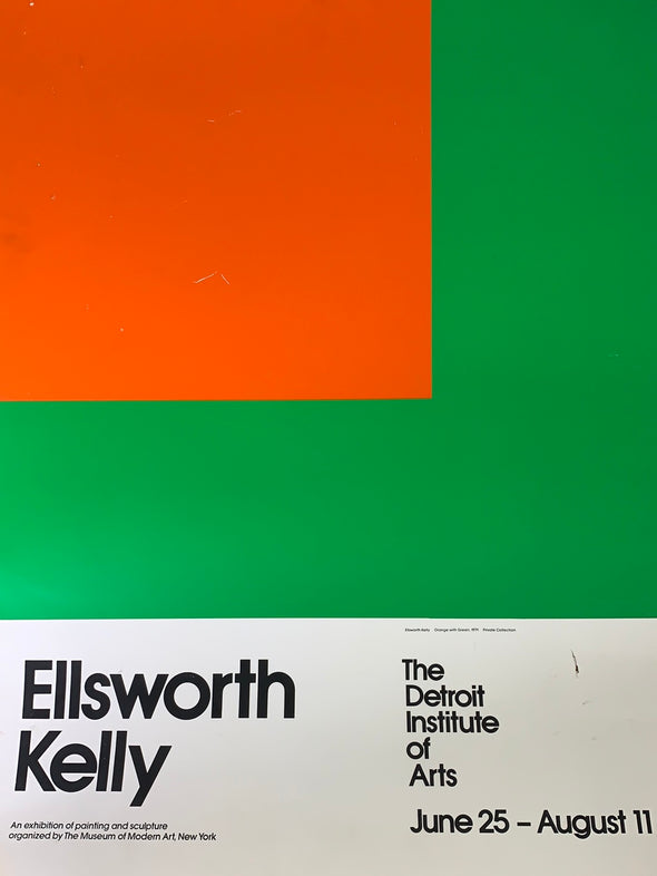 Ellsworth Kelly - 1971 art print poster Original Vintage
