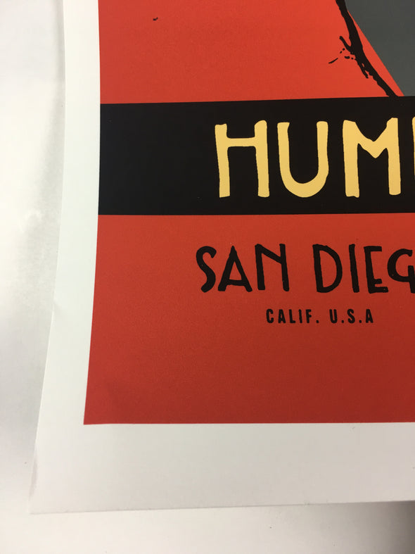 Bob Dylan - 2016 Scrojo Poster San Diego, CA Humphrey's by the Bay