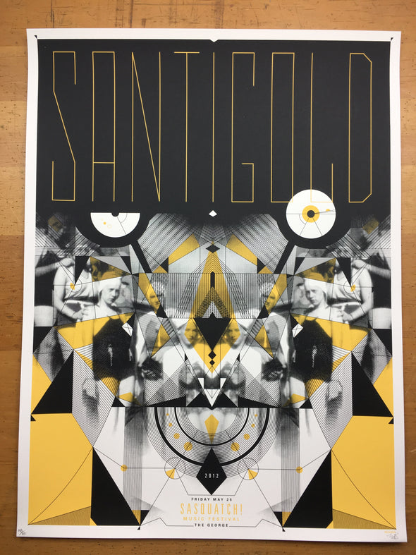 Santigold - 2012 Delicious Design League poster George, WA Sasquatch! Music Fest