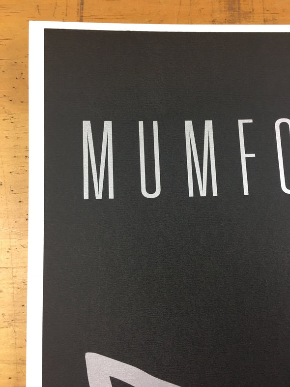 Mumford & Sons - 2015 Poster Dublin, Ireland 3Arena