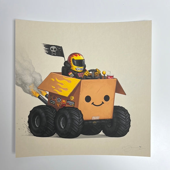 Boxo III (Monster Truck) - 2022 Mike Mitchell poster art print
